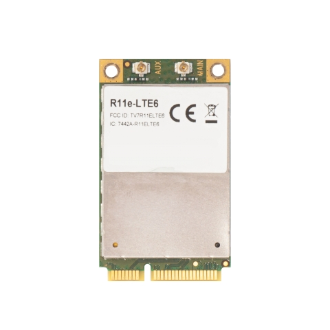 MikroTik mini-PCIe 4G LTE card R11e-LTE6