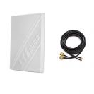 4G 14dBi Panel Antenna 800-2600MHz, Duplex Cable 5m Gold