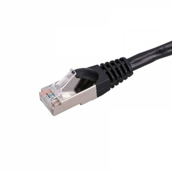 Foiled Patch Cable FTP Cat5e 2m black
