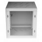 Rack Cabinet 10" 6U, 300mm, Full Door, Gray