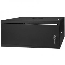 Rack Cabinet 19" 4U, 350mm, Full Door, Black