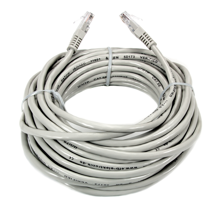 Patch Cable Cat5e 10m gray
