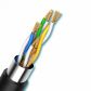Patch Cable FTP Cat5e 0.75m black
