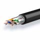 Patch Cable SSTP Cat6 0.75m black