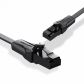 Flat Patch Cable UTP Cat6 1m black