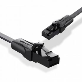 Flat Patch Cable UTP Cat6 8m black