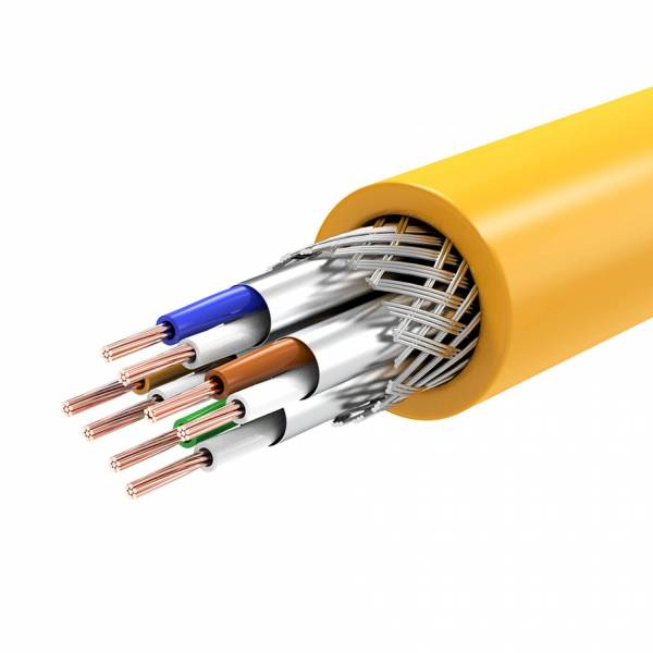 Patch Cable SSTP Cat6A 40m yellow