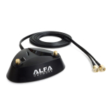 Alfa Dual Antenna Magnetic Base ARS-AS02T