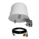 4G 12dBi Dome Antenna 800-2600MHz, Duplex Cable 10m