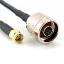 Coaxial Cable N Male / RPSMA Male 9m