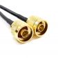 Coaxial Cable N Male / SMA Male 7.5m Duplex Gold