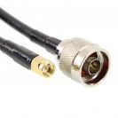 Coaxial Cable N Male / SMA Male 15m